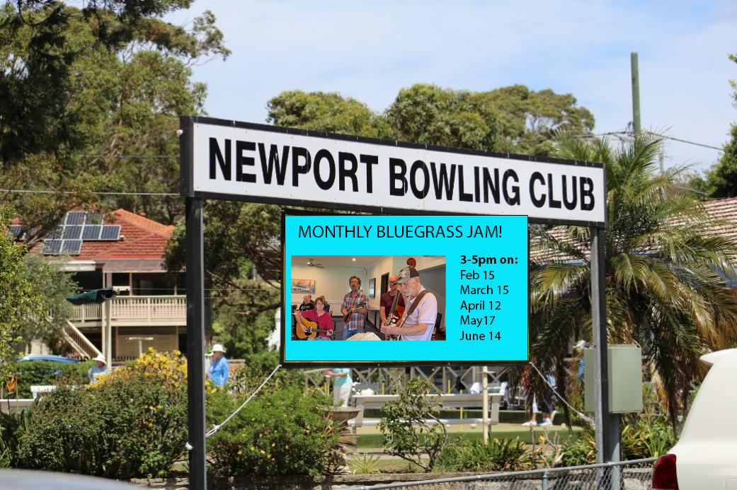 Featured image for “Bluegrass Jam Sunday at Newport Bowling Club”