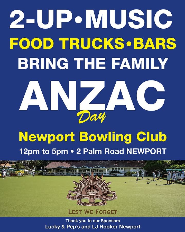 Featured image for “Anzac Day at Newport Bowling Club”