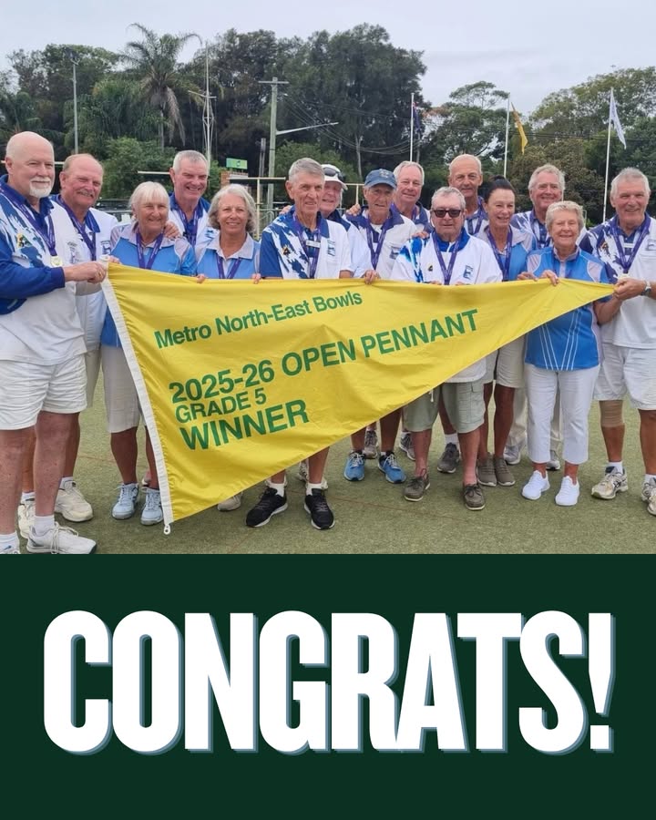 Featured image for “Grade 5 Pennant Winners at Newport Bowling Club”