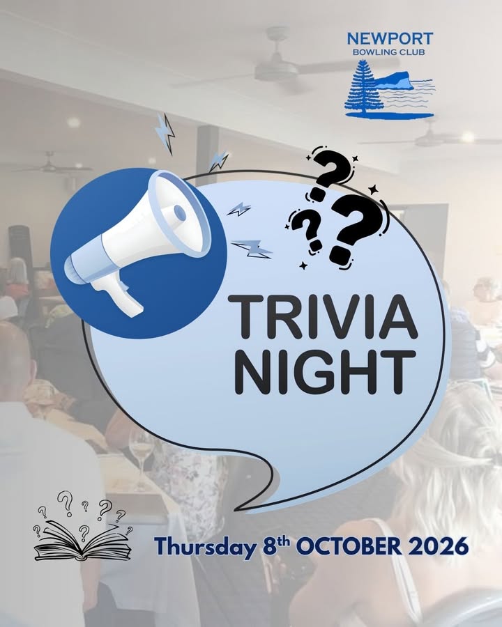 Featured image for “Trivia Night at Newport Bowling Club – 8 October”